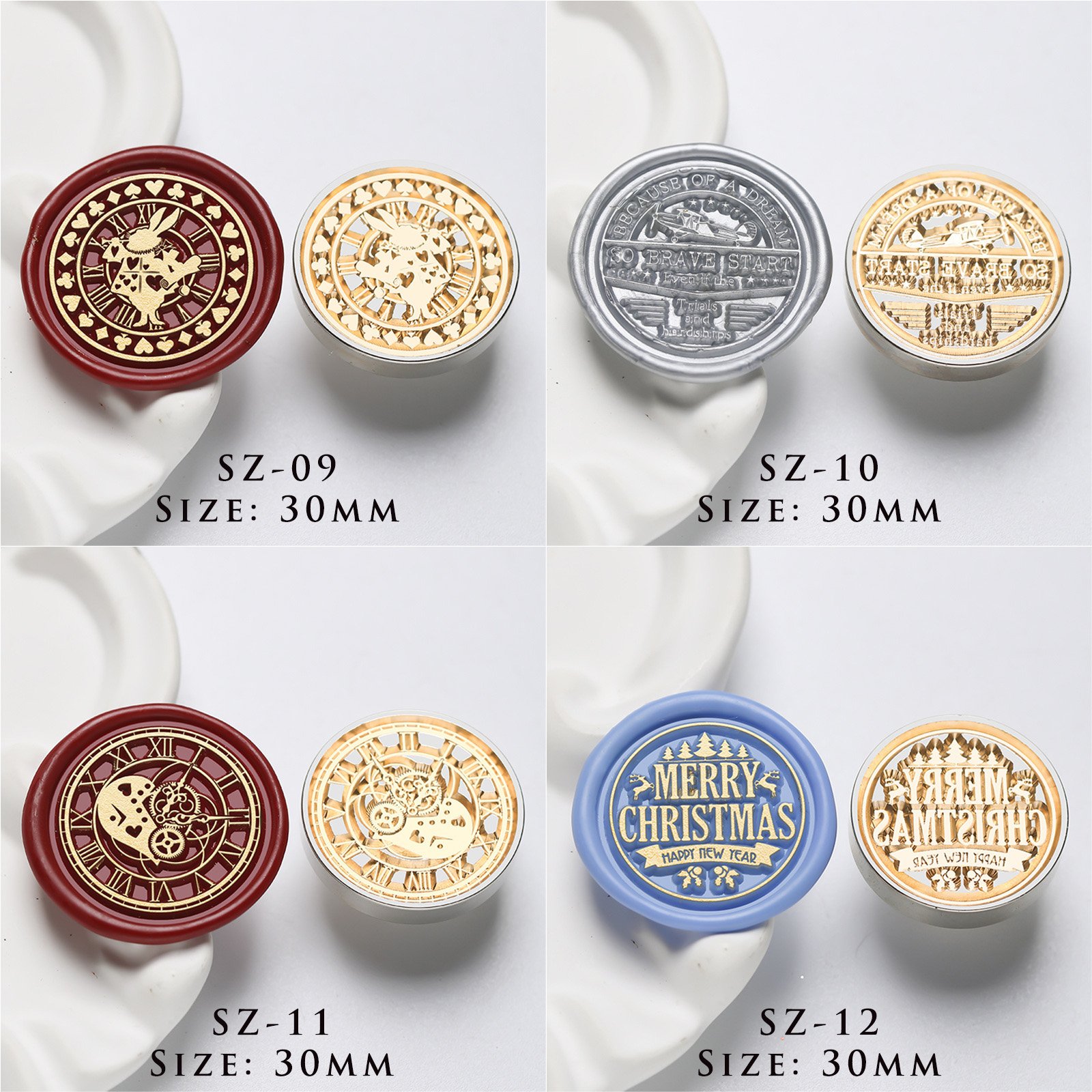 Silver Copper Head Epistolary Reverie Series - Wax Seal Stamps - 图片 6