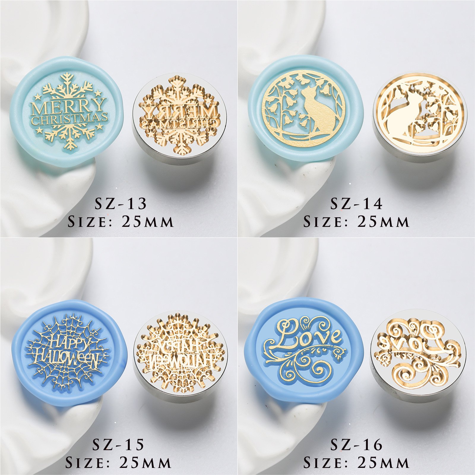 Silver Copper Head Epistolary Reverie Series - Wax Seal Stamps - 图片 7