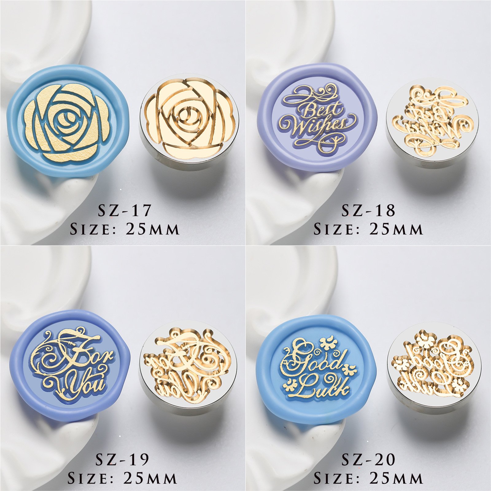 Silver Copper Head Epistolary Reverie Series - Wax Seal Stamps - 图片 8