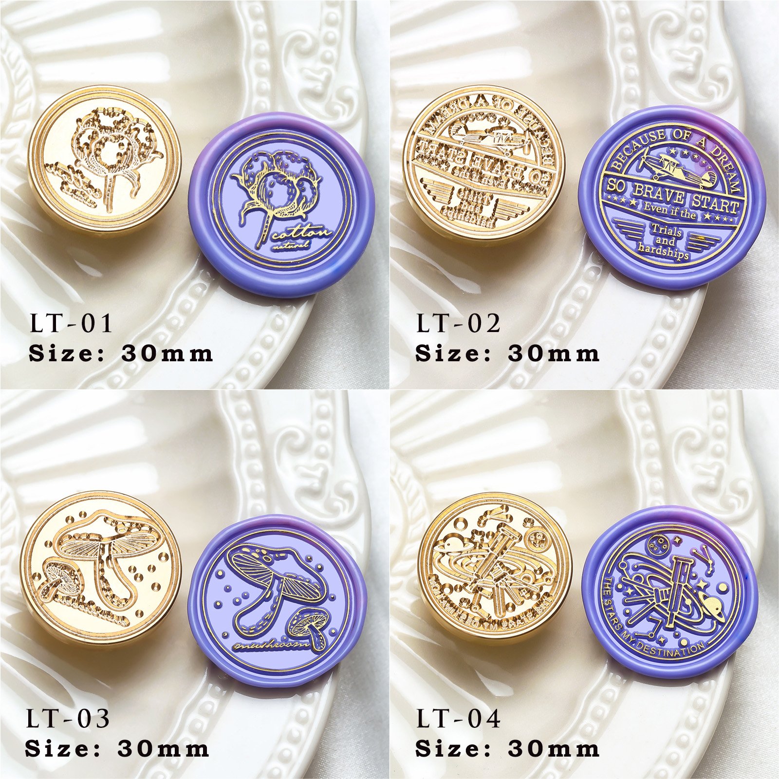 Wonderland Reverie Series - Wax Seal Stamps - 图片 4