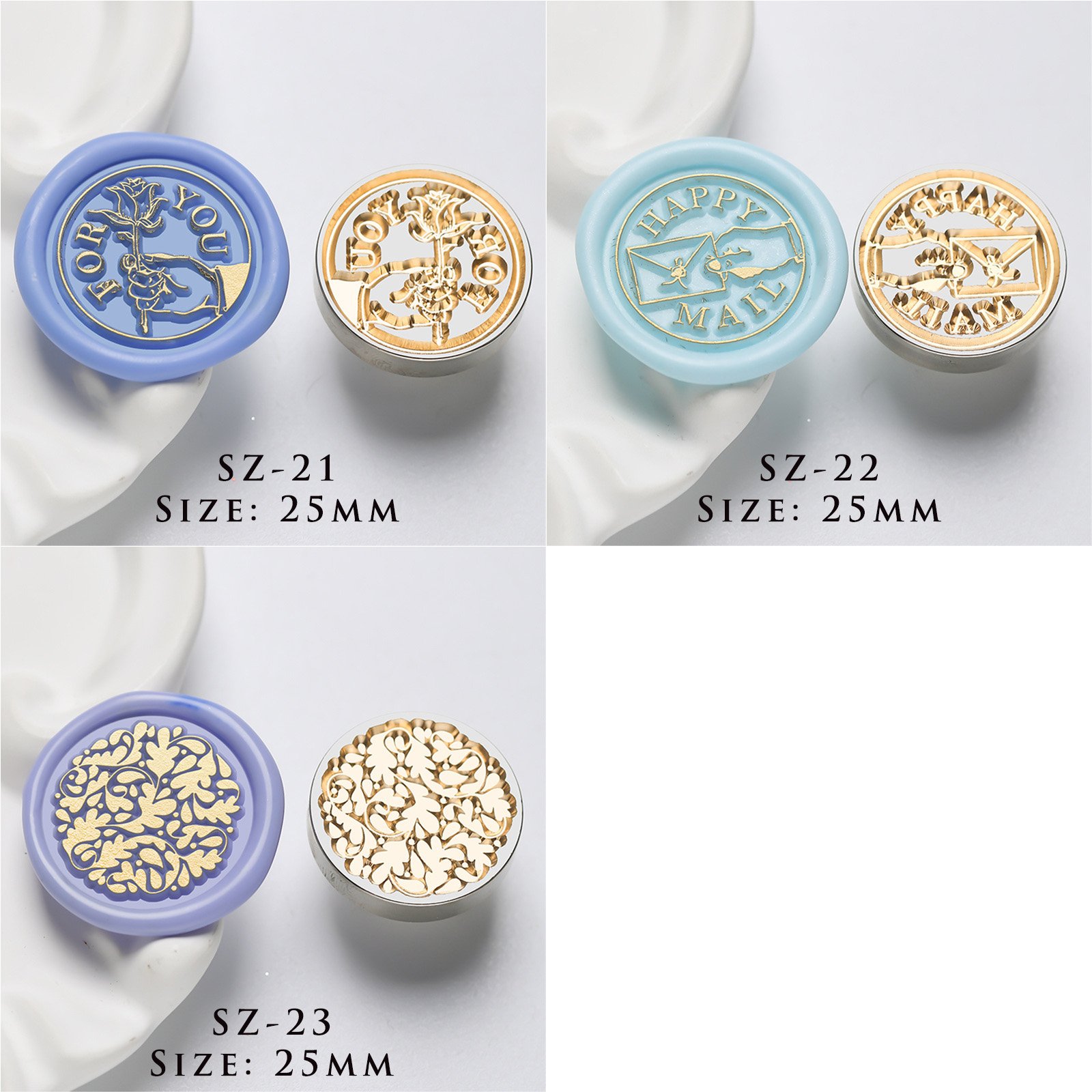 Silver Copper Head Epistolary Reverie Series - Wax Seal Stamps - 图片 9