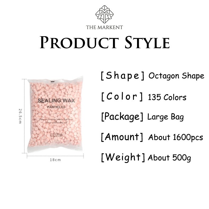 Octagon Classic Solid Color - Sealing Wax Beads - 图片 8