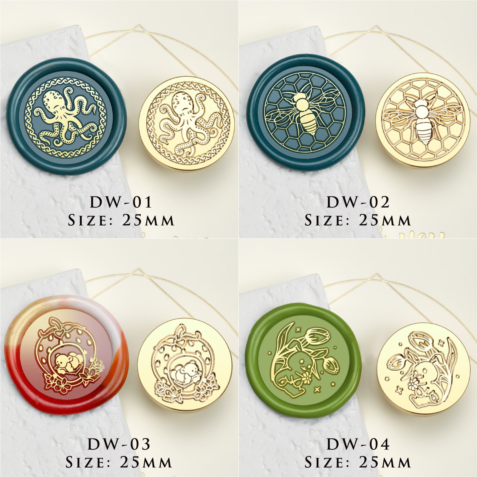 Nocturnal Fables & Ethereal Menagerie Series - Wax Seal Stamps - 图片 5