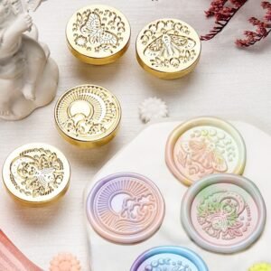 Star and Moon Interlaced Series - Wax Seal Stamps