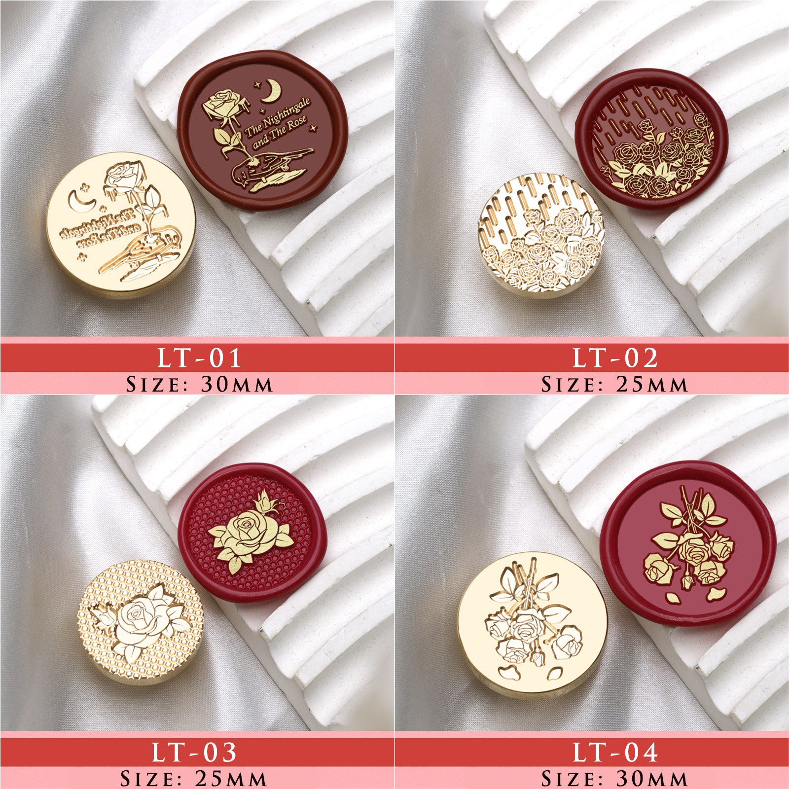 Nightingale and the Rose Garden Series - Wax Seal Stamps - 图片 4