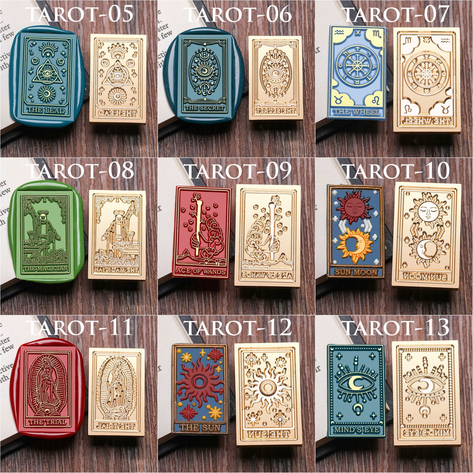 Celestial Divination Tarot Series - Wax Seal Stamps - 图片 6
