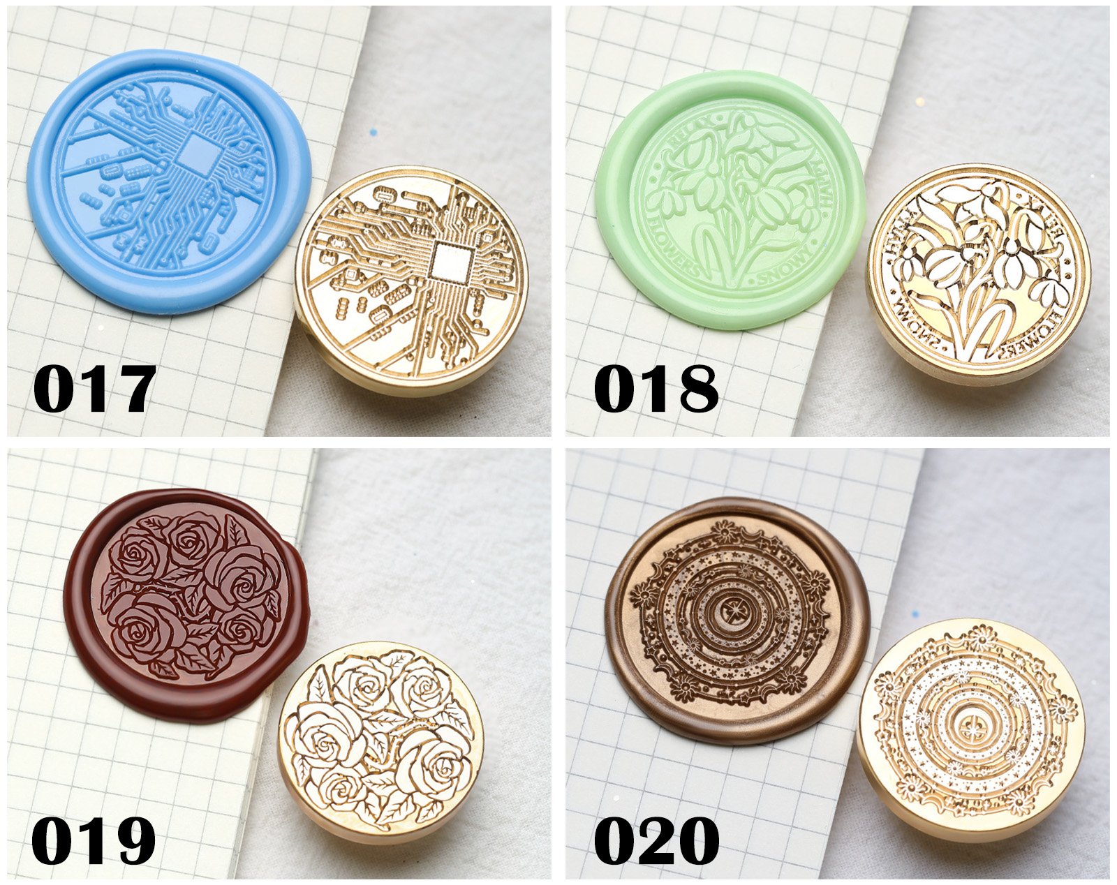 Nocturne Bloom Series - Wax Seal Stamps - 图片 8