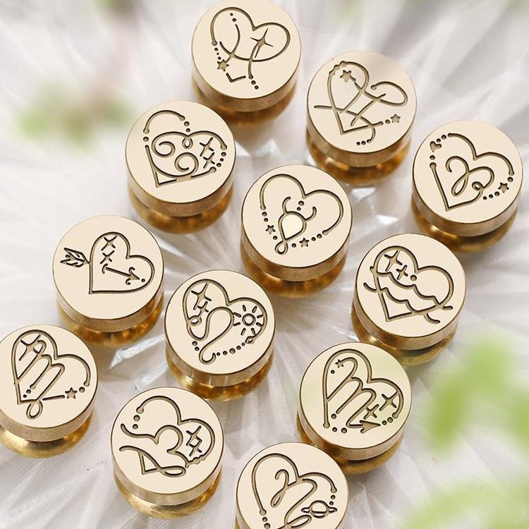 Star-Crossed Zodiac Hearts Series - Wax Seal Stamps