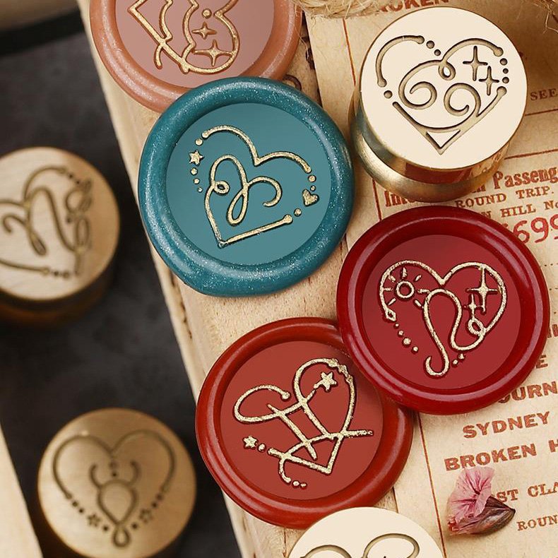 Star-Crossed Zodiac Hearts Series - Wax Seal Stamps - 图片 2