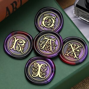 The Scribe's Illuminated Alphabet Series - Wax Seal Stamps