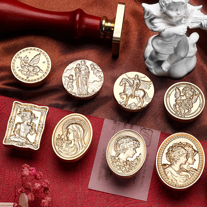 Victorian Cameo & Muse Series - Wax Seal Stamps - 图片 2