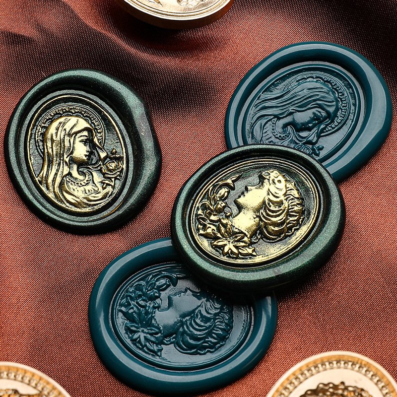 Victorian Cameo & Muse Series - Wax Seal Stamps - 图片 3