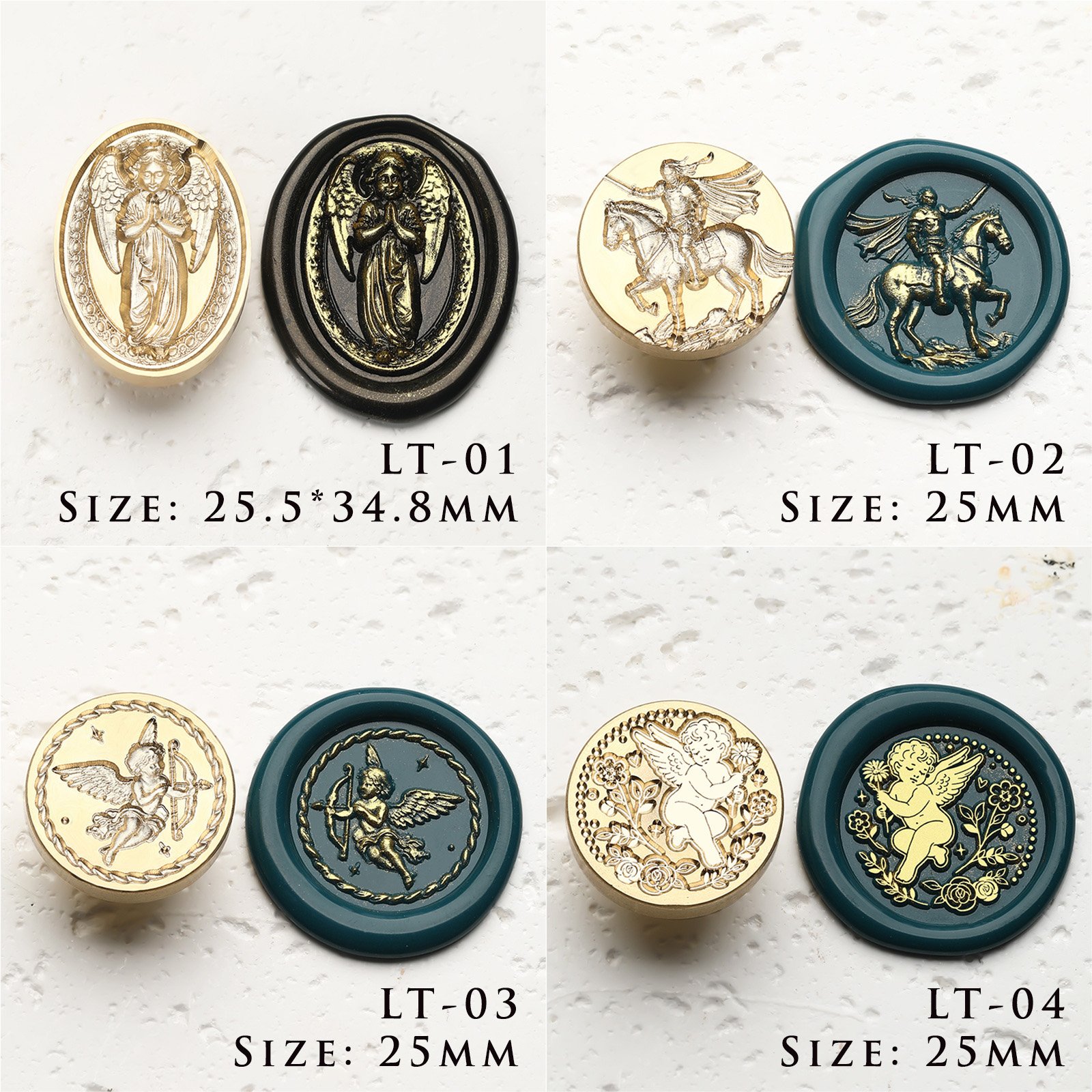 Victorian Cameo & Muse Series - Wax Seal Stamps - 图片 5