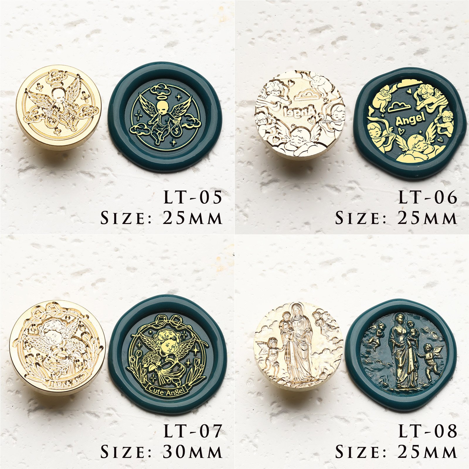 Victorian Cameo & Muse Series - Wax Seal Stamps - 图片 6