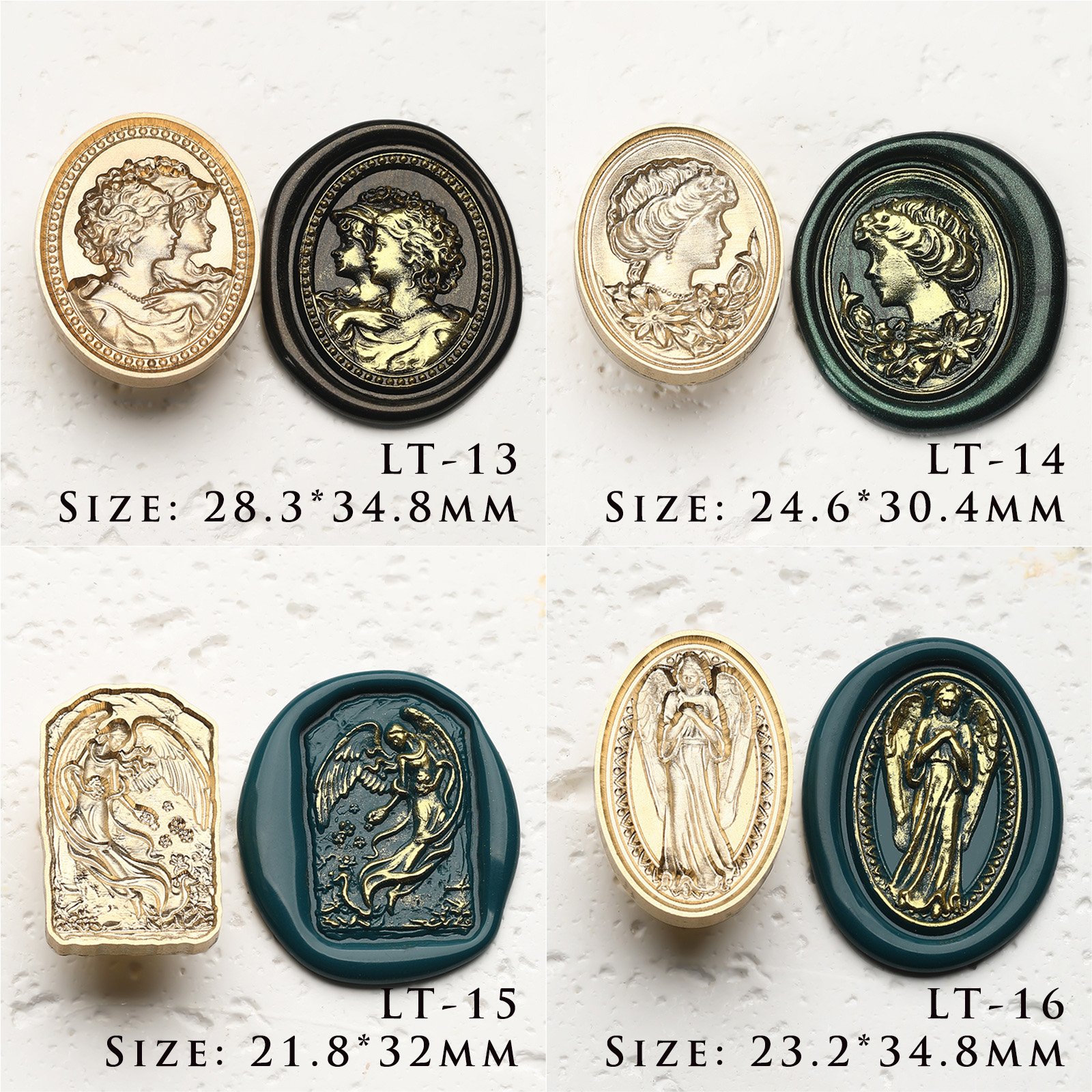 Victorian Cameo & Muse Series - Wax Seal Stamps - 图片 8