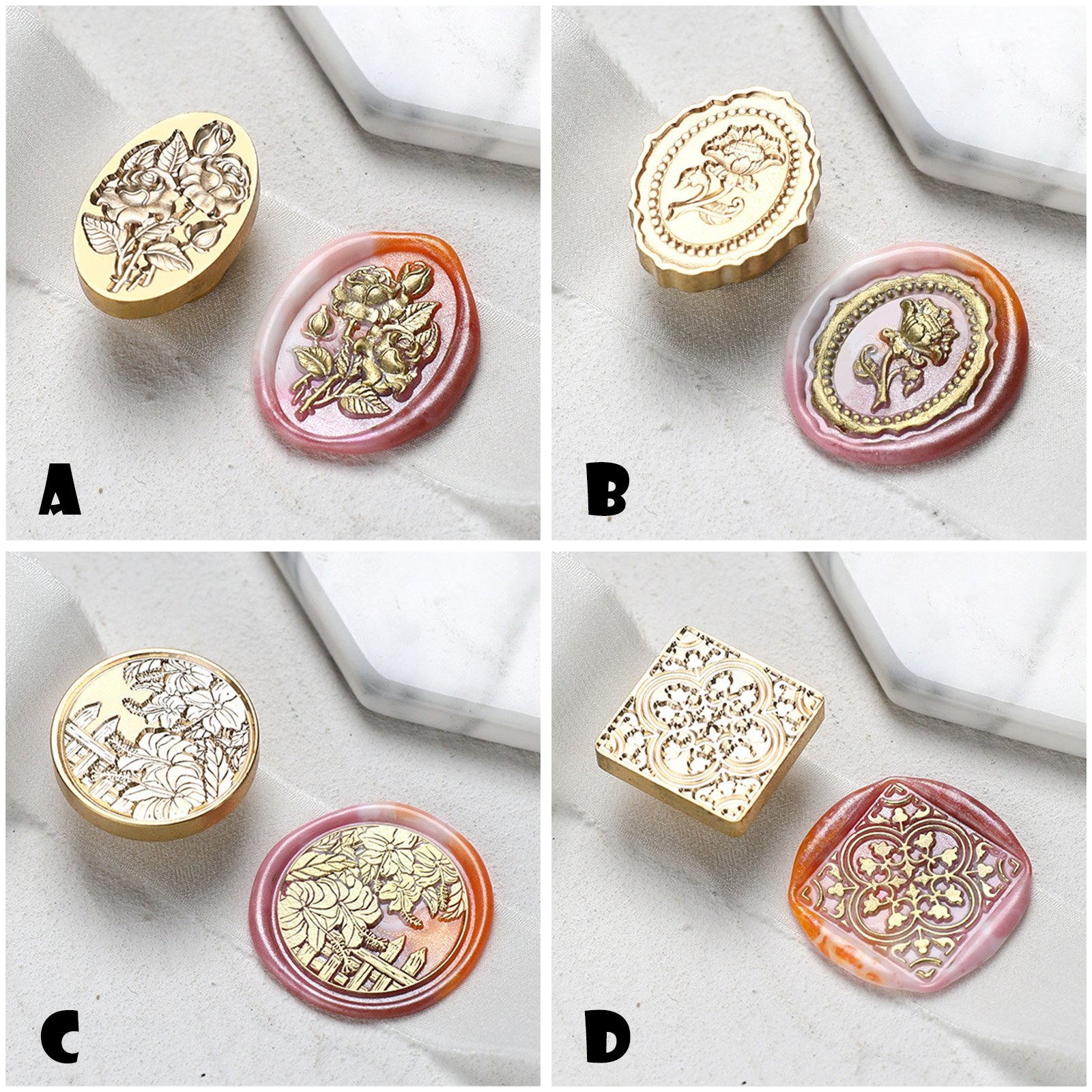 Victorian Romance Series - Wax Seal Stamps - 图片 2