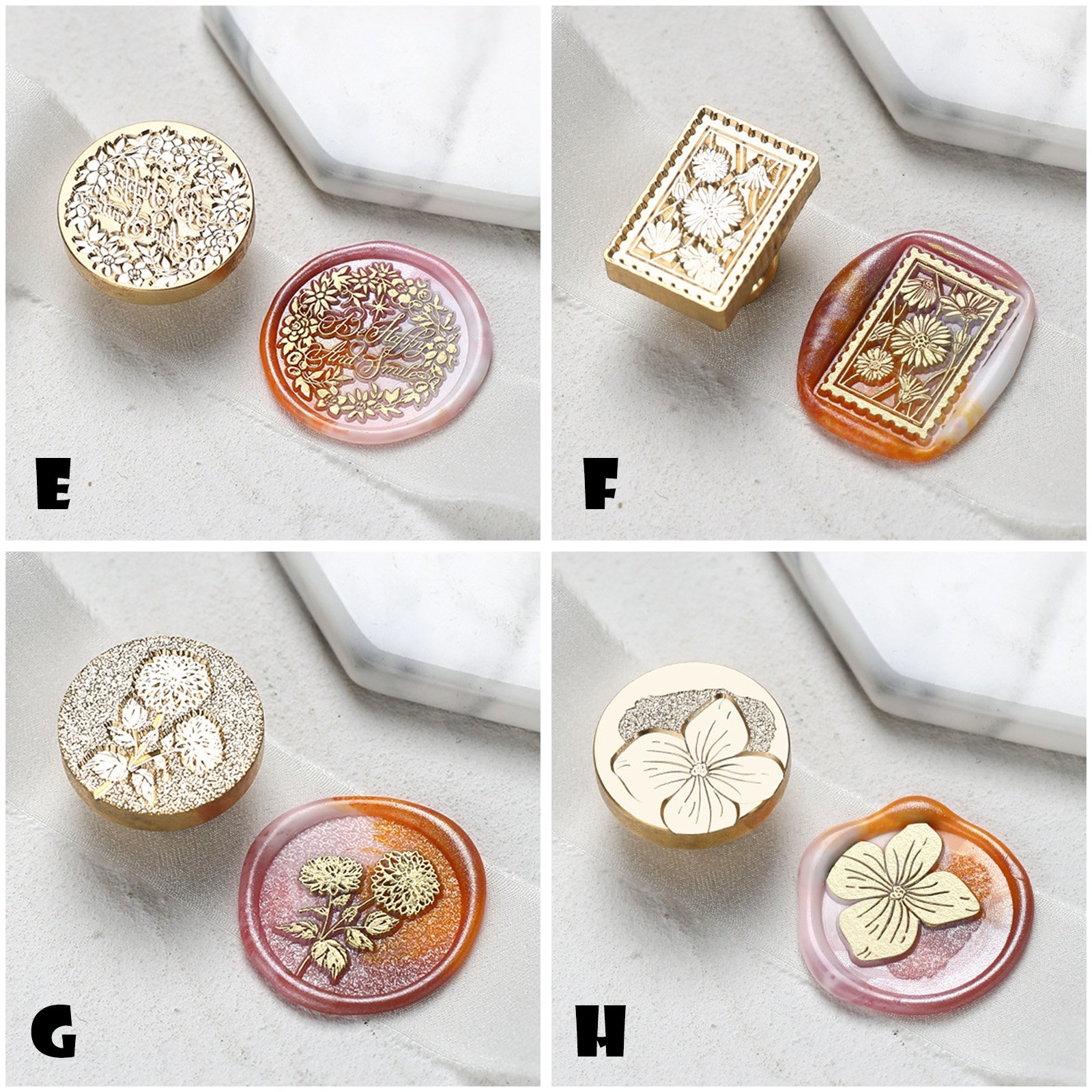 Victorian Romance Series - Wax Seal Stamps - 图片 3
