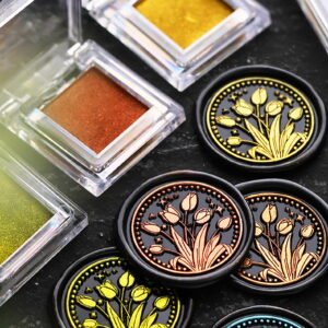 Sealing Wax Coloring Powder/ Highlight Colorful Powder | Glitter Sequins Powder Sets for Wax Seal Stamps | Wax Seal Making Tool/Pearl Light