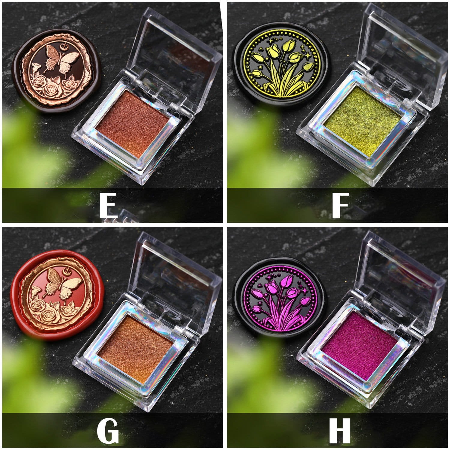 Sealing Wax Coloring Powder/ Highlight Colorful Powder | Glitter Sequins Powder Sets for Wax Seal Stamps | Wax Seal Making Tool/Pearl Light