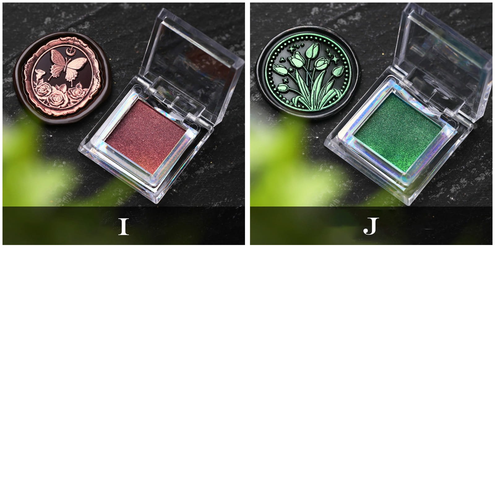 Sealing Wax Coloring Powder/ Highlight Colorful Powder | Glitter Sequins Powder Sets for Wax Seal Stamps | Wax Seal Making Tool/Pearl Light 6