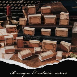 Baroque Fantasia Series - Wooden Rubber Stamps