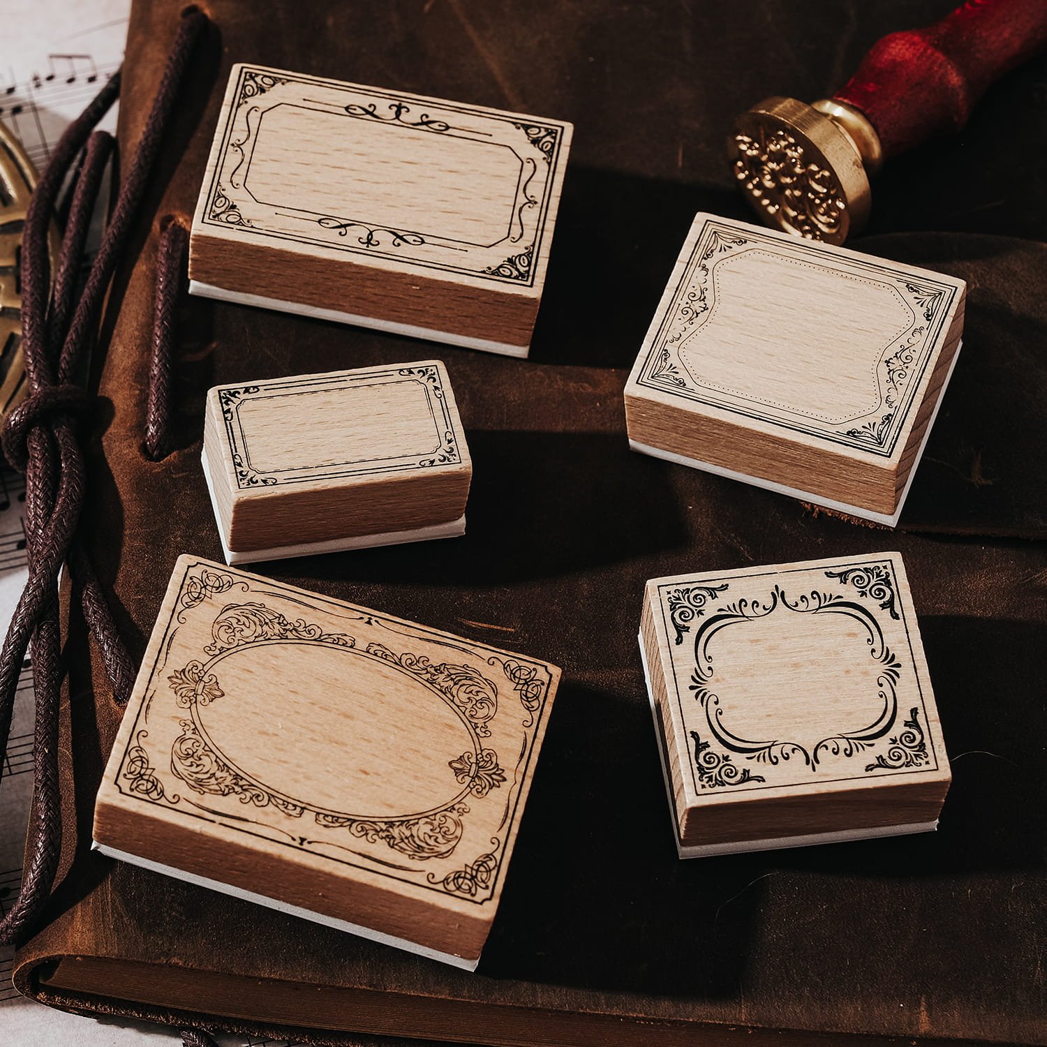 Baroque Fantasia Series - Wooden Rubber Stamps - 图片 4