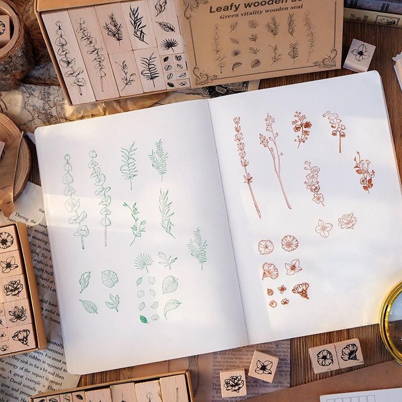 Botanist's Field Guide Series - Wooden Rubber Stamps - 图片 3