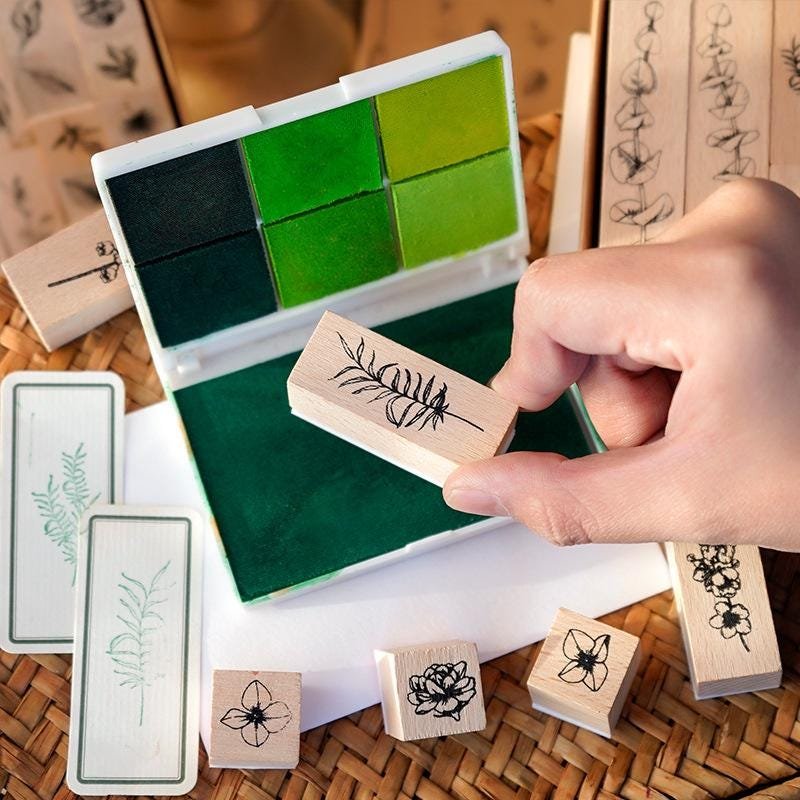 Botanist's Field Guide Series - Wooden Rubber Stamps - 图片 4