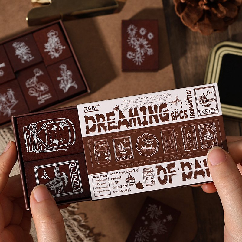 Nocturnal Memoirs & Botanical Scripts Series - Wooden Rubber Stamps - 图片 2