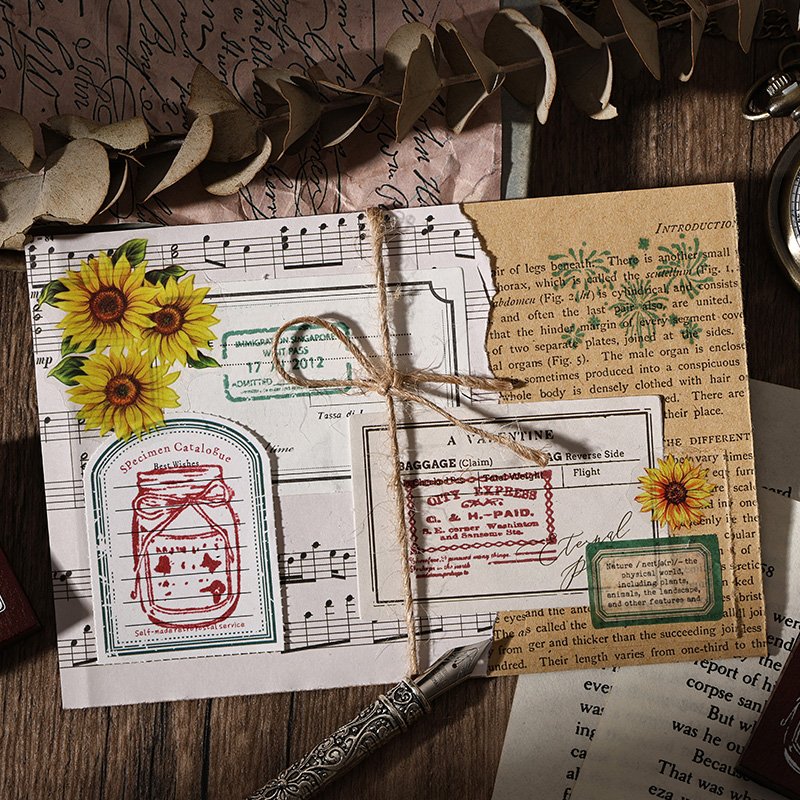 Nocturnal Memoirs & Botanical Scripts Series - Wooden Rubber Stamps - 图片 4