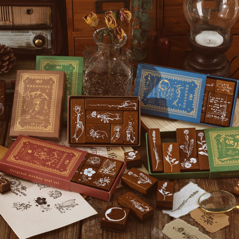 Whispers of the Wildwood Series - Wooden Rubber Stamps