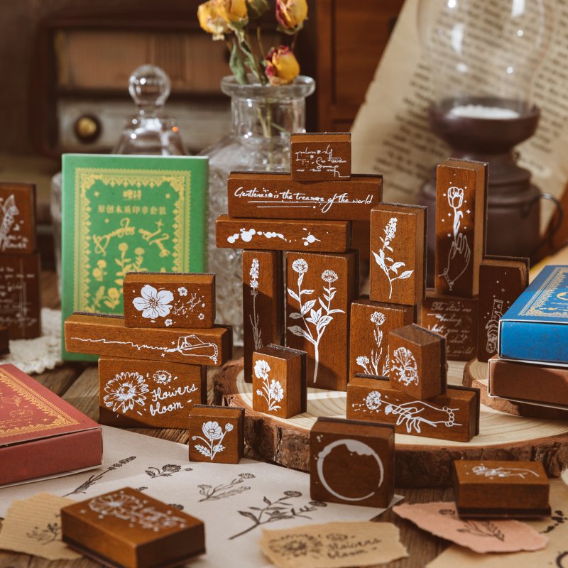 Whispers of the Wildwood Series - Wooden Rubber Stamps - 图片 2