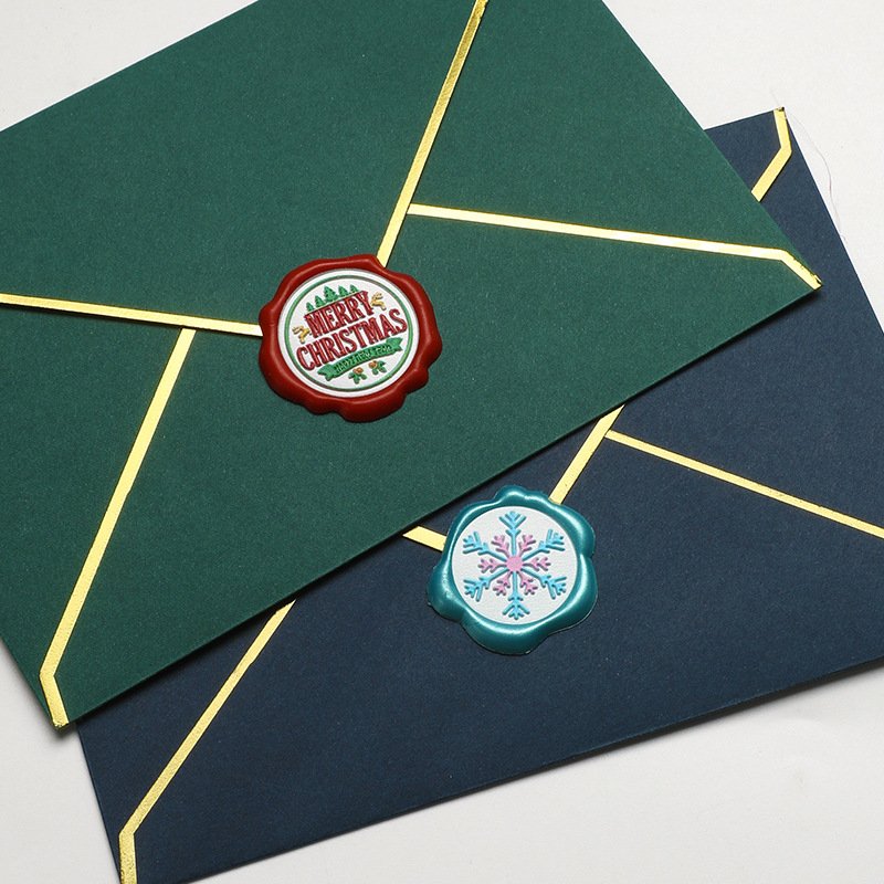 Personalized Multi-Color Wax Seal Stickers for Invitations & Packaging - Wax Seal Stickers - 图片 9